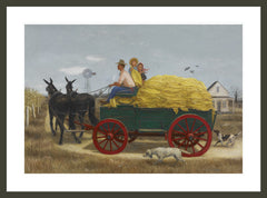 OFF TO AUCTION Art Print - Doris Lee