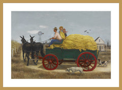 OFF TO AUCTION Art Print - Doris Lee