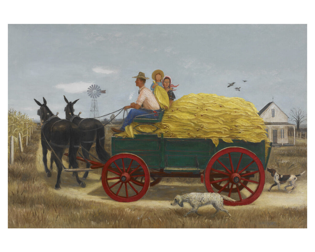 OFF TO AUCTION Art Print - Doris Lee