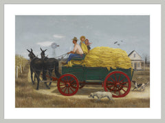 OFF TO AUCTION Art Print - Doris Lee