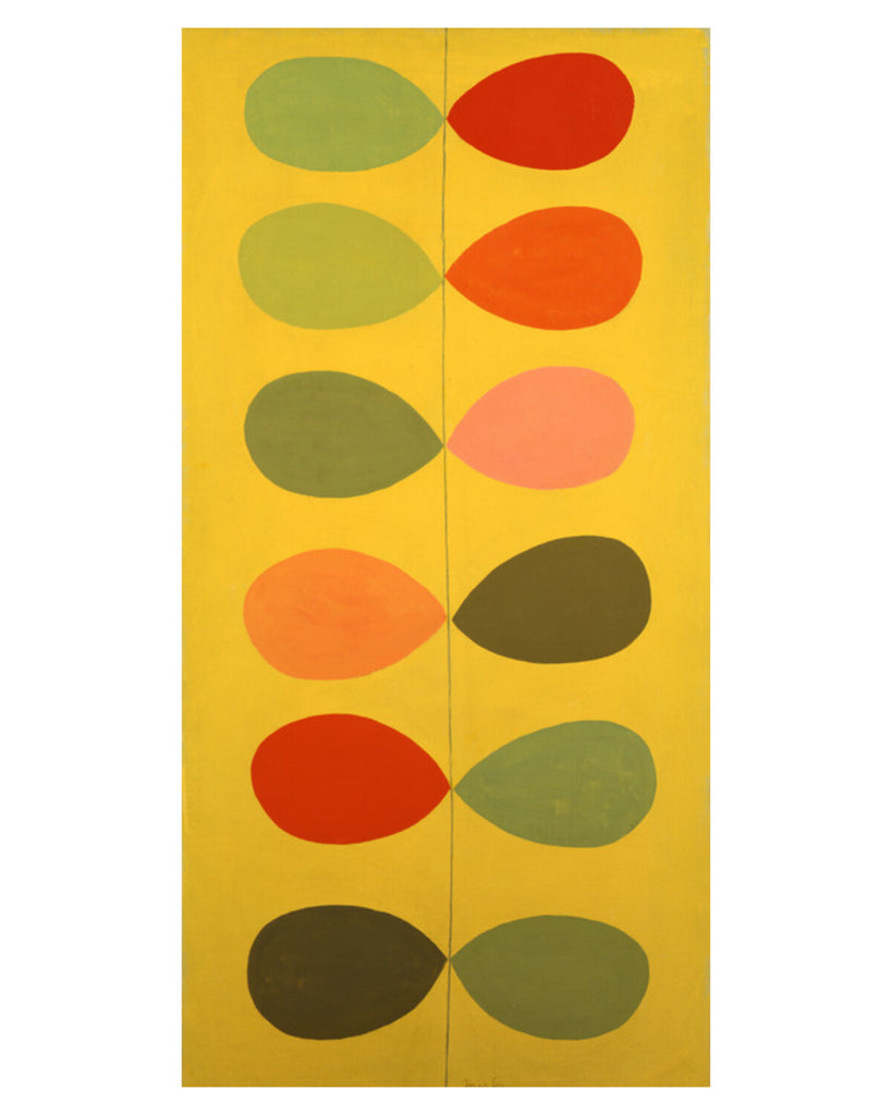 VINE-YELLOW Art Print - Doris Lee