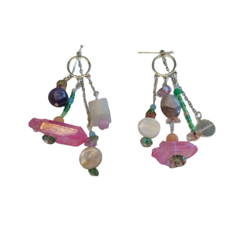 Earrings by Hao Jing