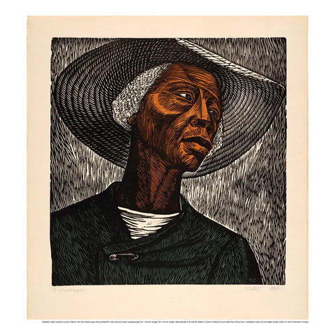 SHARECROPPER Art Print - Elizabeth Catlett