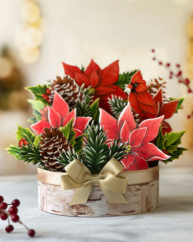 Birch Poinsettia - Fresh Cut Paper