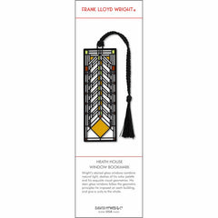 Frank Lloyd Wright Heath House Window Bookmark