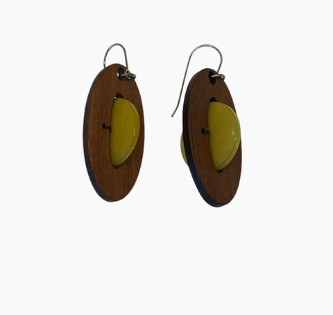 Quito Tagua Nut Earrings-Grove Avenue Design