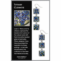 Tiffany Clematis Dangle Earrings - David Howell Design