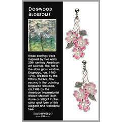 Tiffany - Dogwood Pink Blossoms Earrings - David Howell Design