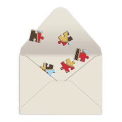 Frank Lloyd Wright Hoffman House Rug Greeting Card Puzzle