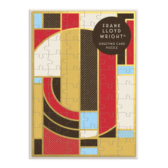 Frank Lloyd Wright Hoffman House Rug Greeting Card Puzzle