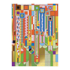 Frank Lloyd Wright Saguaro Cactus and Forms Foil Stamped 1000 Piece Jigsaw Puzzle
