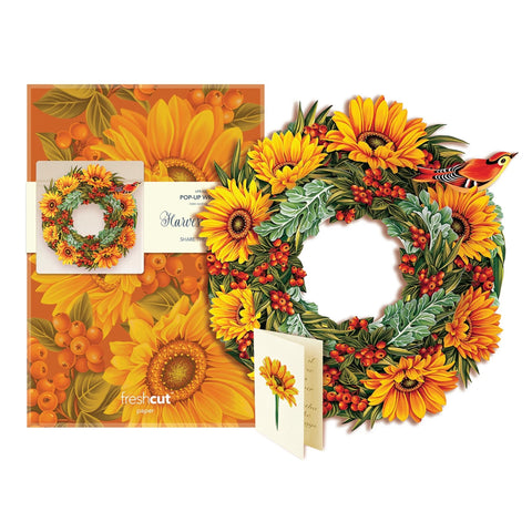 Harvest Wreath - Fresh Cut Paper