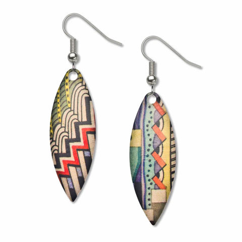 Orchestra Music Abstract Earrings - David Howell Design