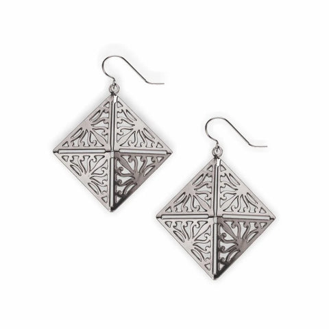 Wrought Iron Acanthus Earrings - David Howell Design