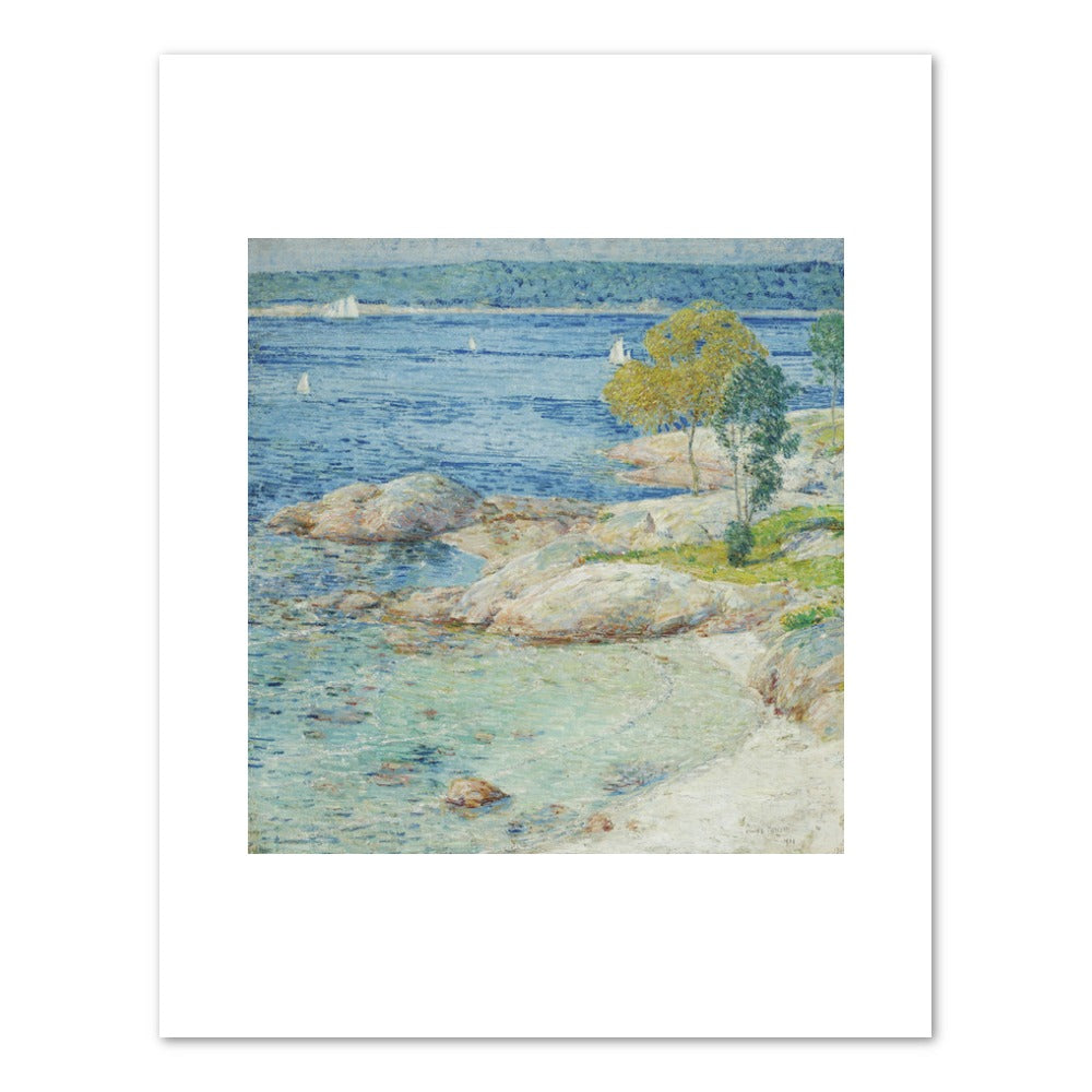 THE OUTER HARBOUR Art Print - Childe Hassam