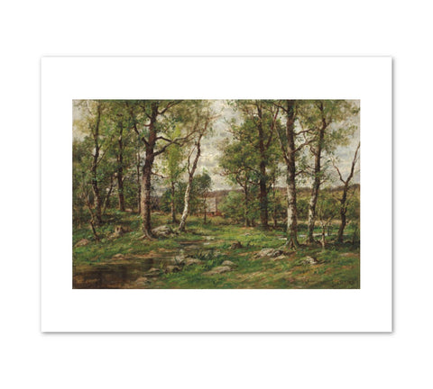 LANDSCAPE WITH BIRCH TREES Art Print - Charles Linford