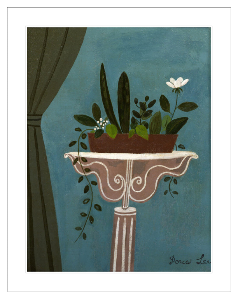house plant still life HOUSE PLANT STILL LIFE Art Print
