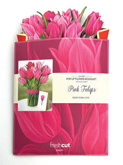 Pink Tulips Greeting Card